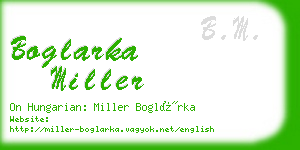 boglarka miller business card